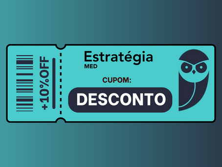 Cupom de desconto Estratégia MED: DESCONTO