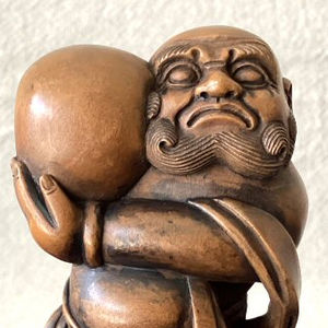 Wood Netsuke Matanao