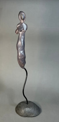 Concrete and steel sculpture in the Human series.