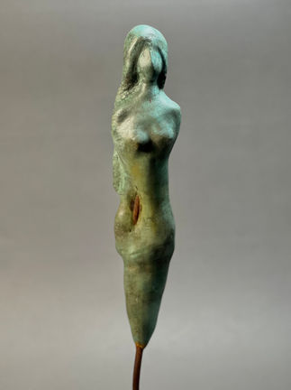 Concrete and steel sculpture in the Human series.