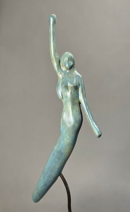 Concrete and steel sculpture in the Human series.