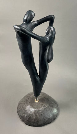 Concrete and steel sculpture in the Human series.