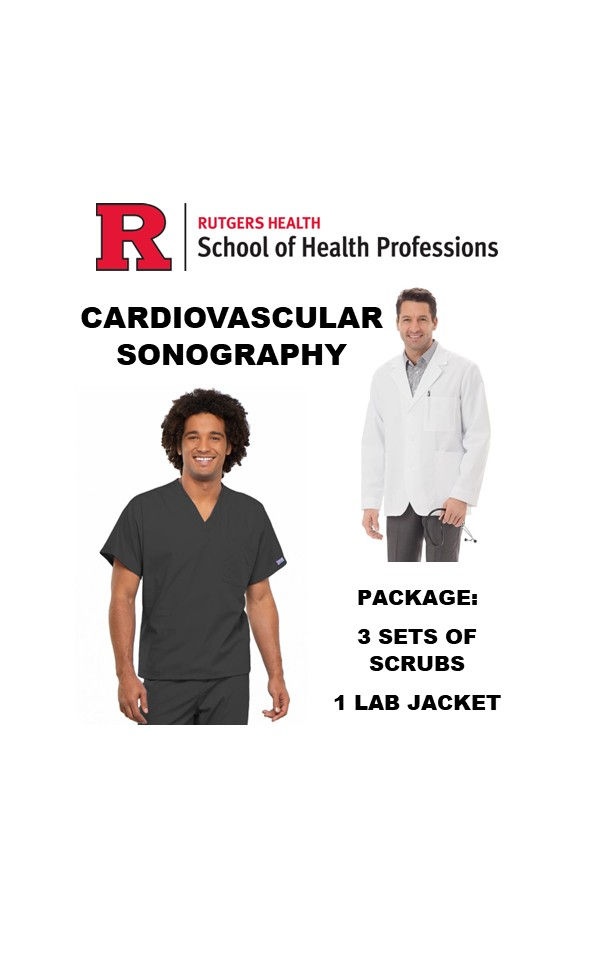 Rutgers Health Cardiovascular Sonography Package Male Extended Sizing