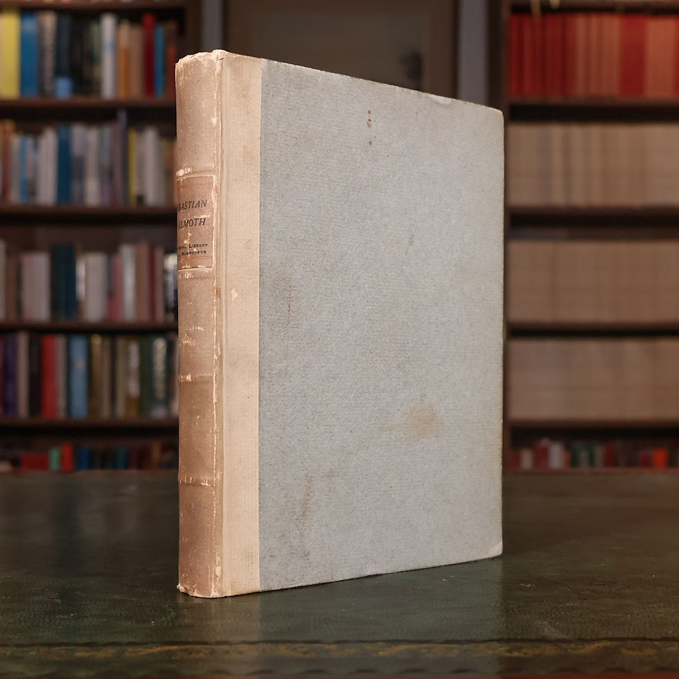 Thumbnail: Sebastian Melmoth — Oscar Wilde