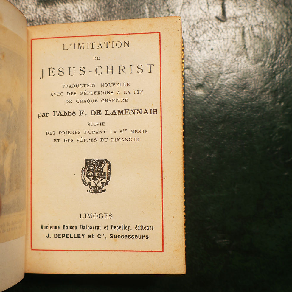 Thumbnail: L'Imitation De Jesus-Christ