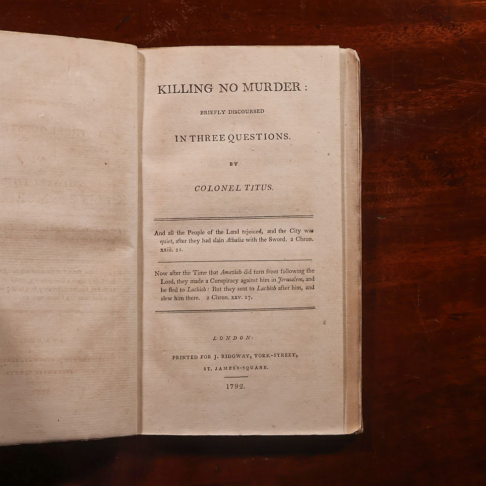 Thumbnail: Killing No Murder — Colonel Titus