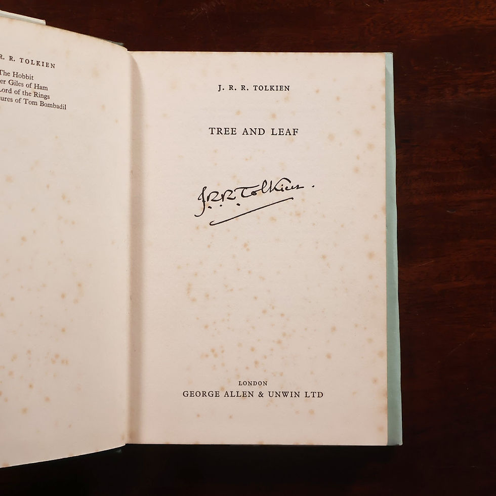 Thumbnail: Tree and Leaf — J.R.R. Tolkien
