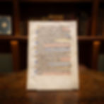 Thumbnail: Single Leaf From A Psalter, In Latin, Manuscript On Parchment — [English Scribe]