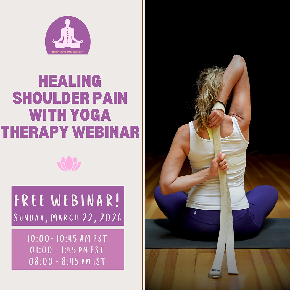 Healing Shoulder Pain with Yoga Therapy