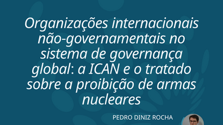 Organizações internacionais não-governamentais no sistema de governança global