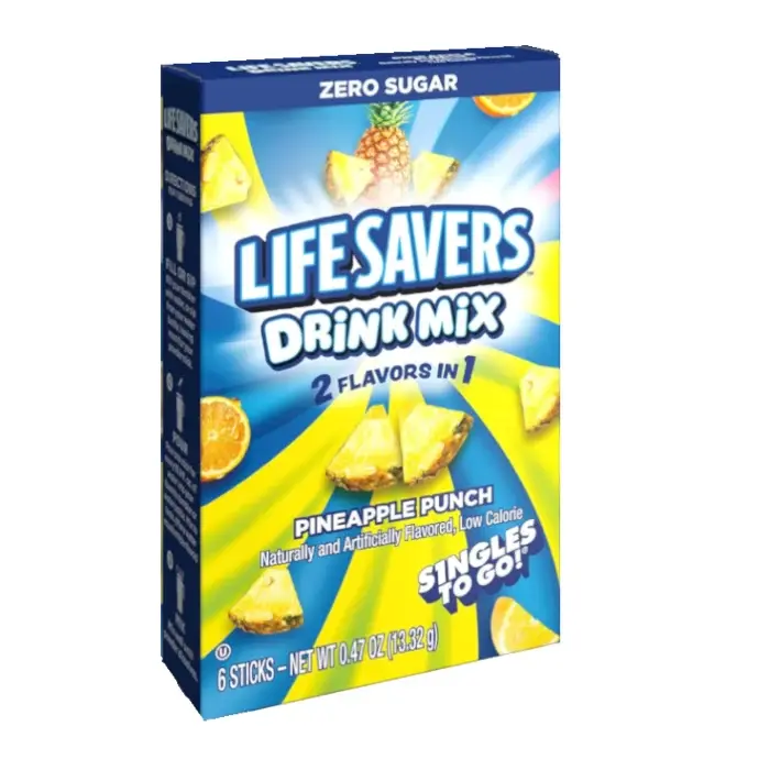 Lifesavers Pineapple Punch Candy World Stock Photo