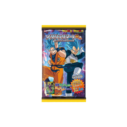 Dragon Ball Metallic Sheet Gum 3.5g Candy World UK