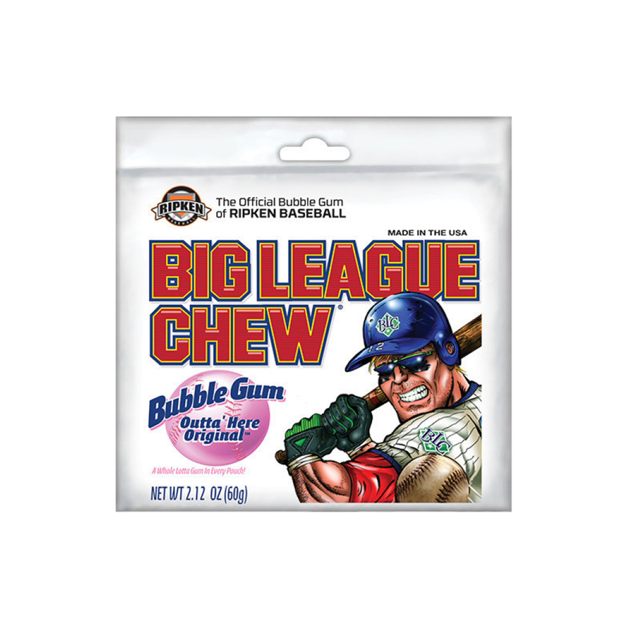Big League Chew Outta Here Original Bubble Gum 60g