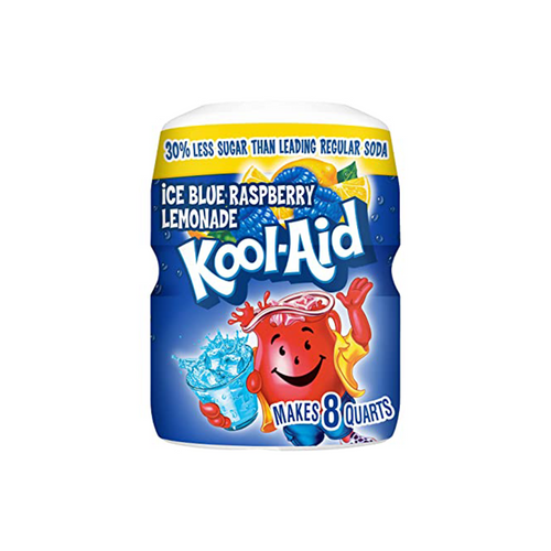 KoolAid Blue Raspberry Drink Mix Tub 567g Candy World UK