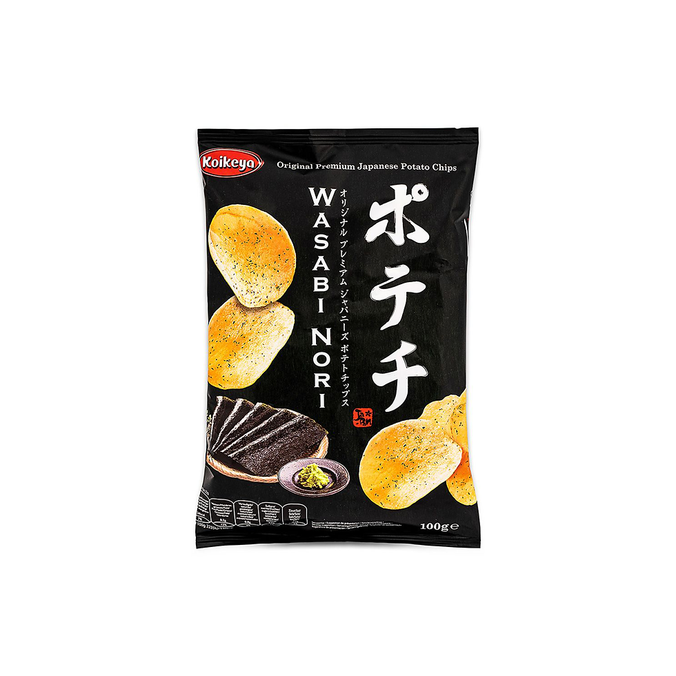 Koikeya Wasabi Nori Premium Japanese-Style Potato Chips 100g