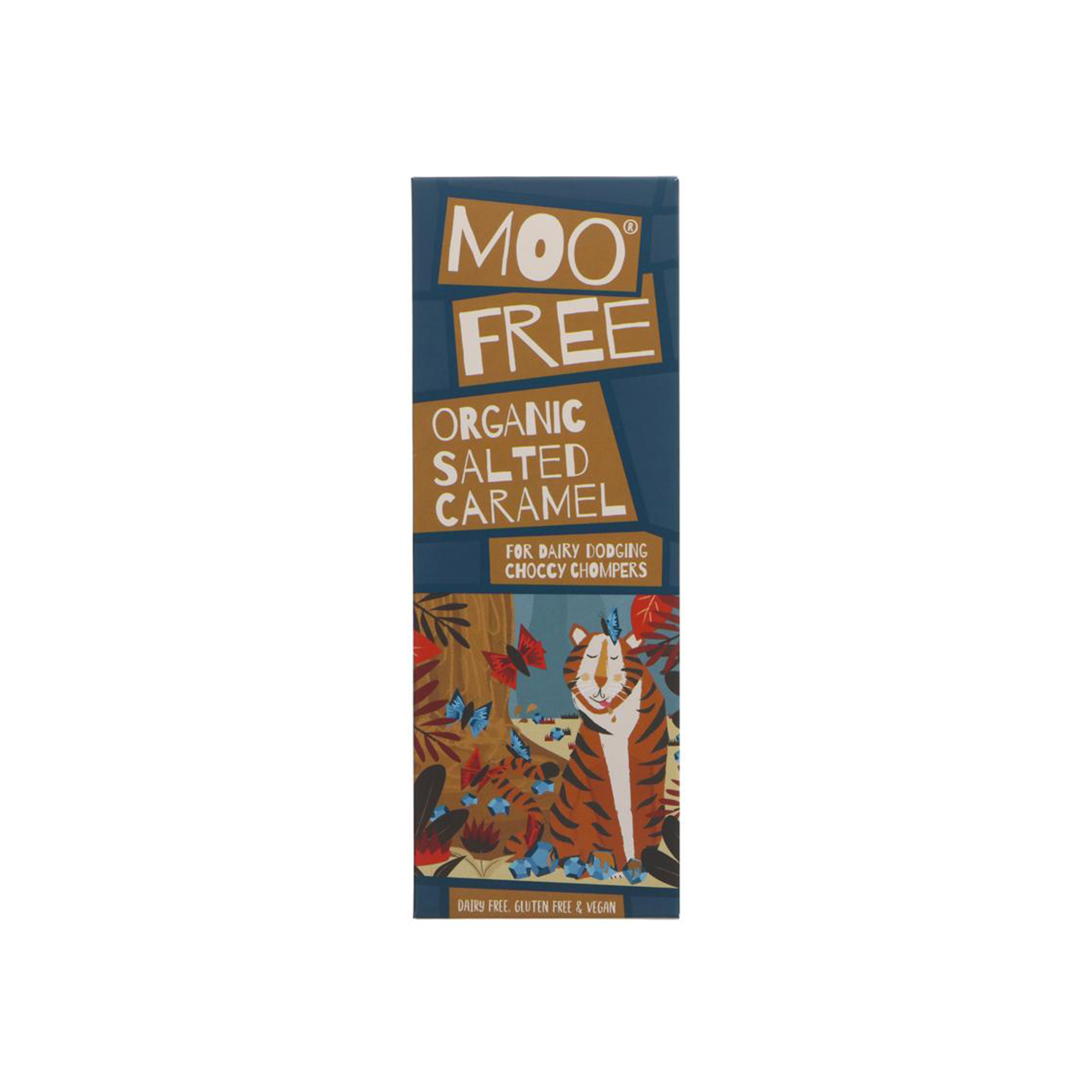 Moo Free Organic Salted Caramel Cocoa Bar 80g