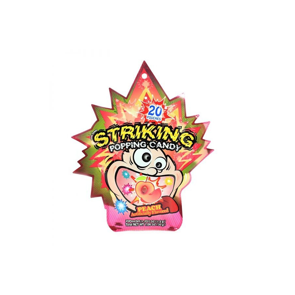 Striking Popping Candy Peach 15g