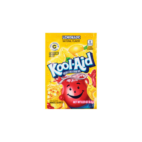 KoolAid Lemonade Drink Mix 6.5g Candy World UK