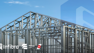 Versatilidade e agilidade no sistema steel frame com placas cimentícias