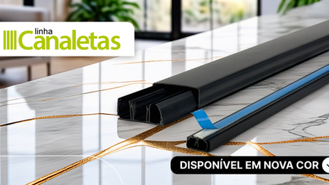 Canaletas para fio: soluções discretas e seguras para esconder cabos elétricos