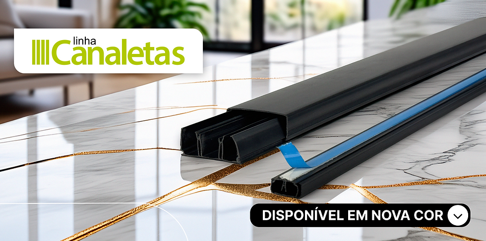 Canaletas para fio: soluções discretas e seguras para esconder cabos elétricos