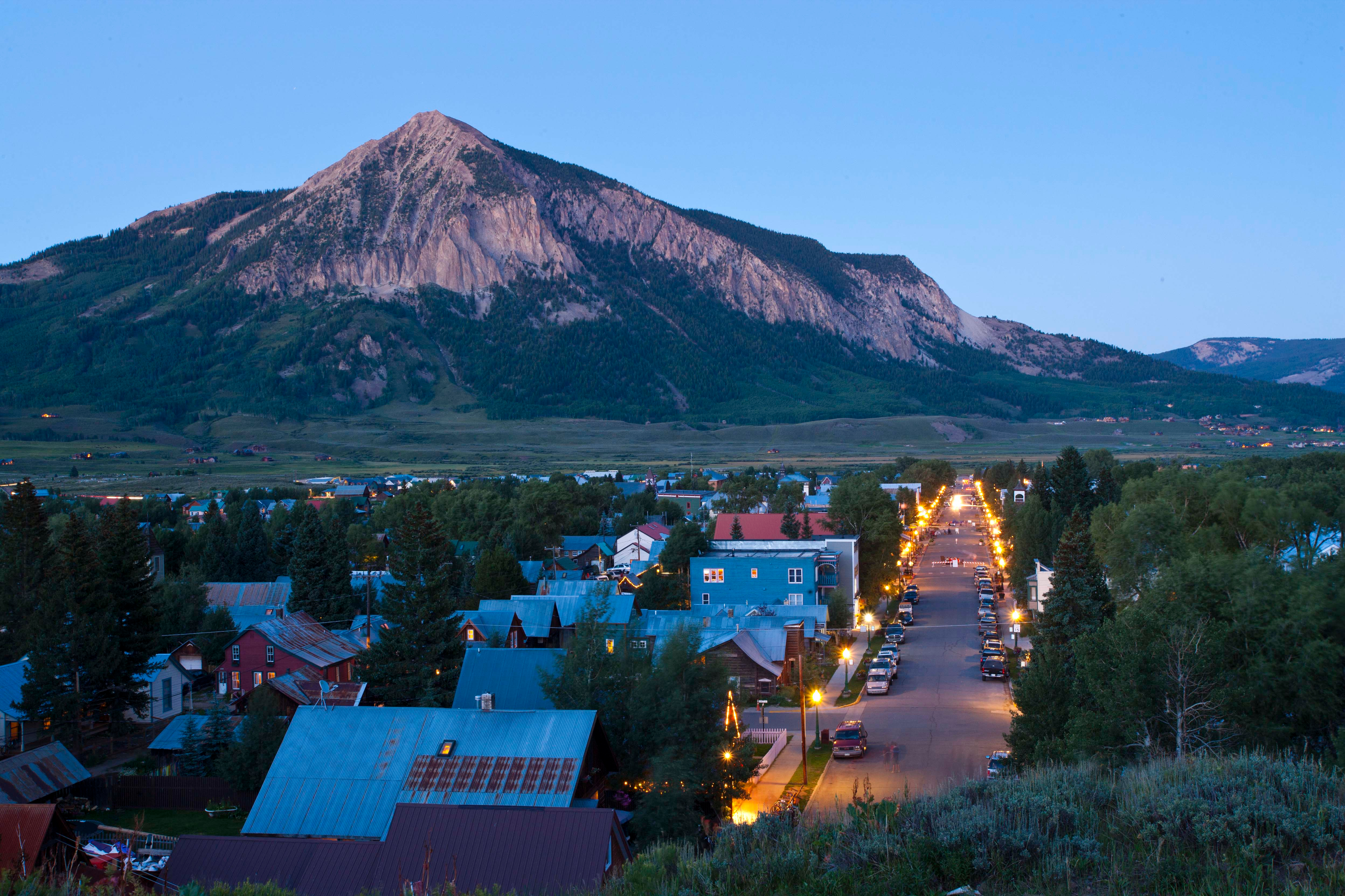 Crested Butte Colorado drone