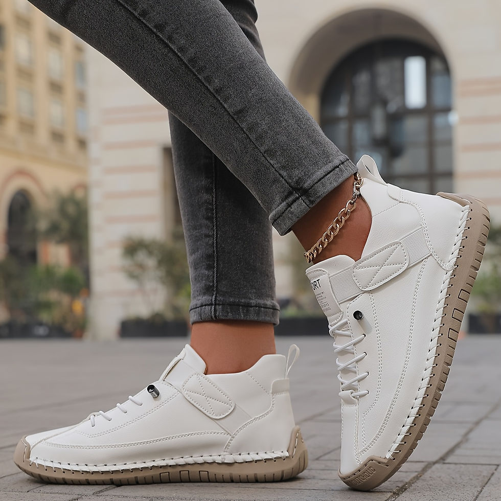 Miniature : Bottes pour Femme - Fermeture à Enfiler ou à Lacets, Dessus en Matière Synthéti