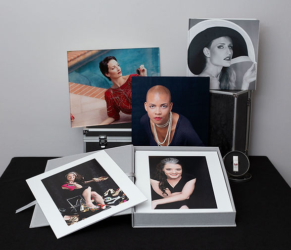 Collection of print portrait products from NJPphotography