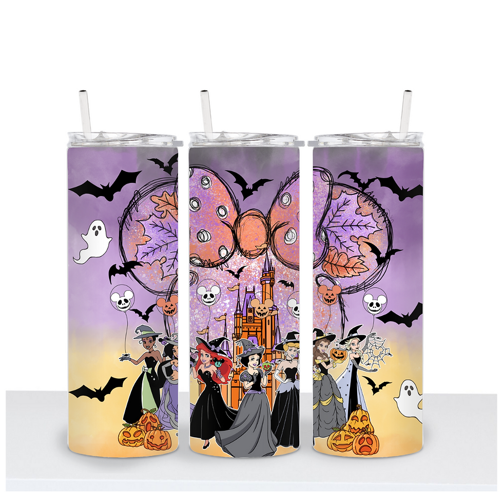 Halloween Princesses Tumbler