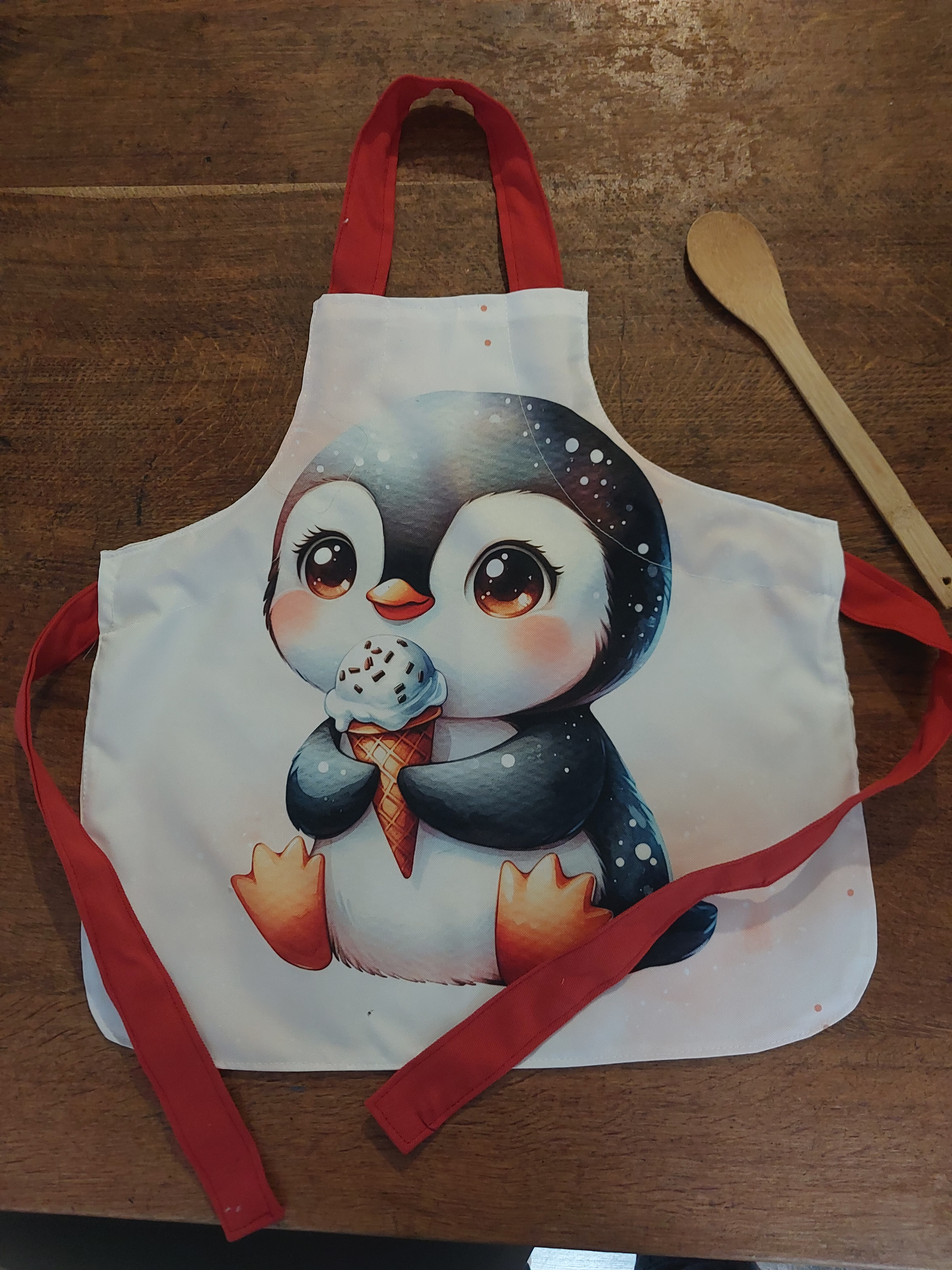 tablier enfant évolutif imperméable fait main Fabysamuse