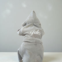 peignoir éponge bambou personnalisé fait main en France