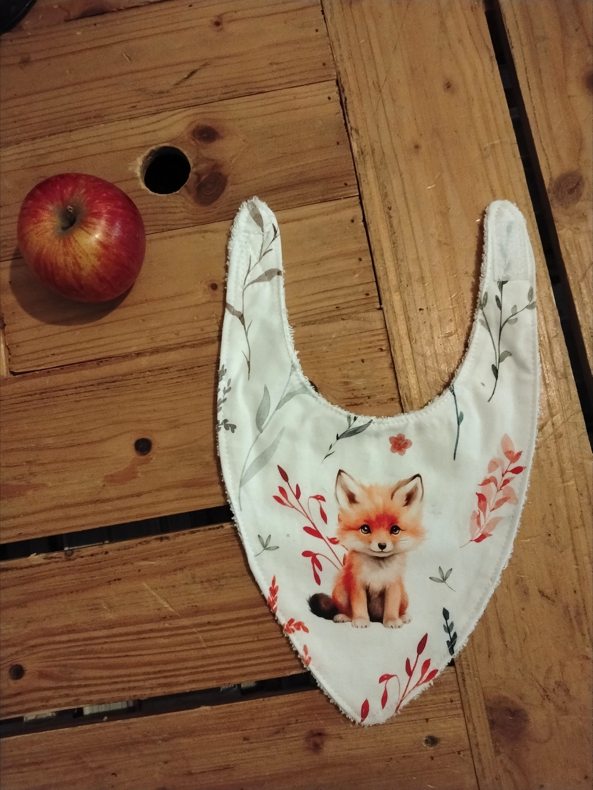 bavoir bandana renard