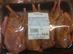 Bone -In- Stuffed Quail
