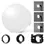 Miniatura: Bola difusora Neewer CRS6 con 3 anillos adaptadores Magmud
