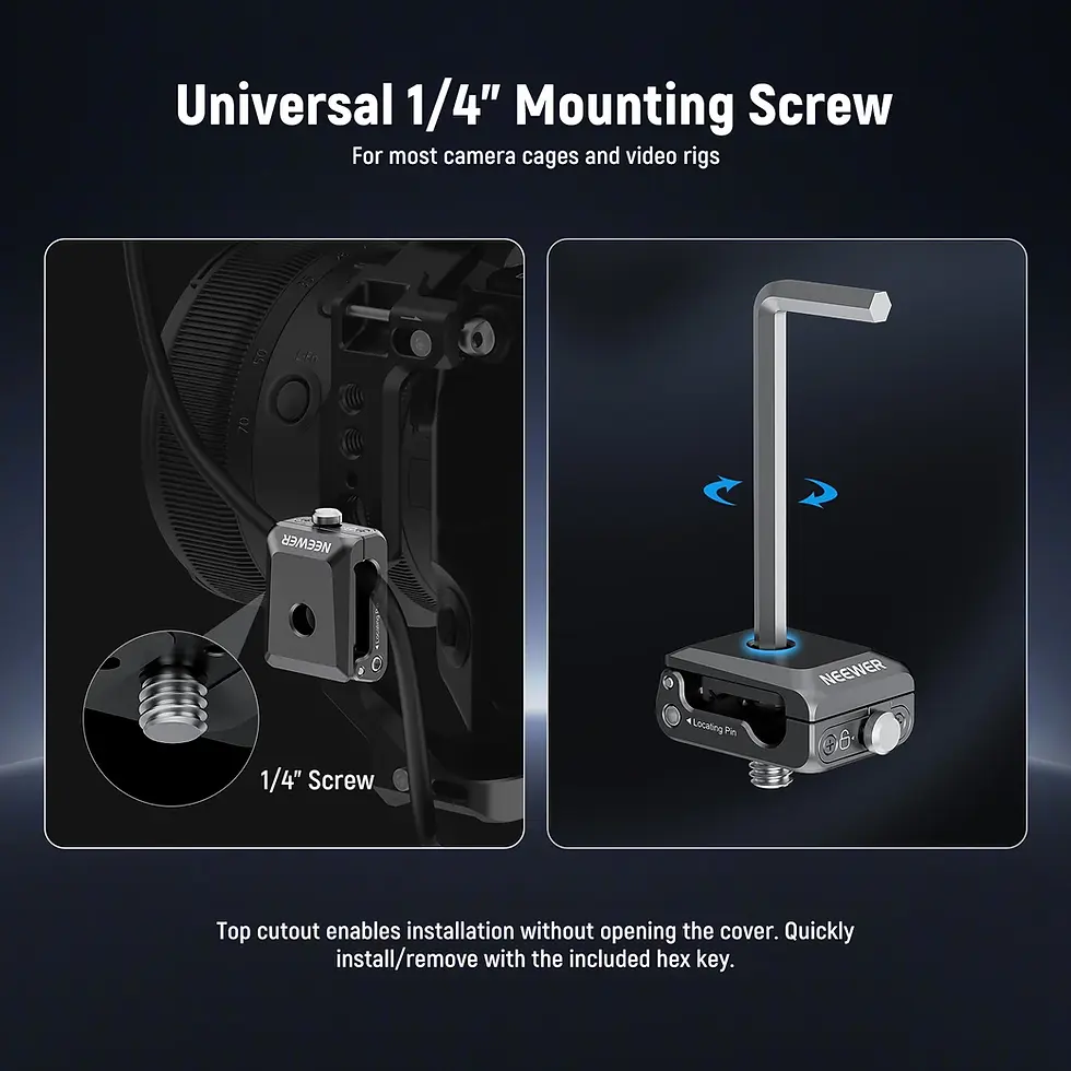 Miniatura: Abrazadera de cable Neewer UA073