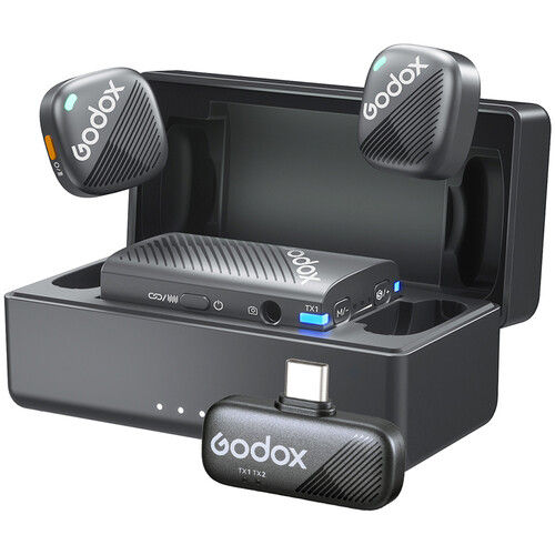 Kit Micrófono inalámbrico Godox Cube-C (Cámaras y celulares)