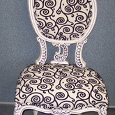 Restauro poltrona inizio 900
