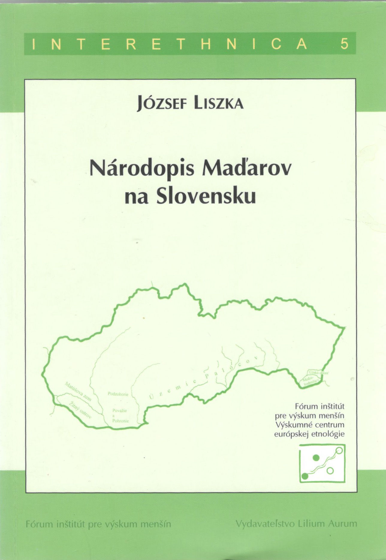 Liszka József, Národopis Maďarov na Slovensku