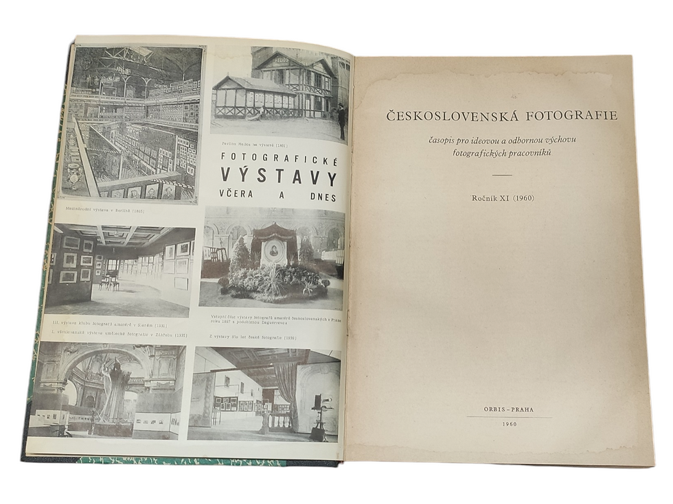 Thumbnail: Československá fotografie a Lidová kinematografie 1960 - ročník XI - čísla 1 -1