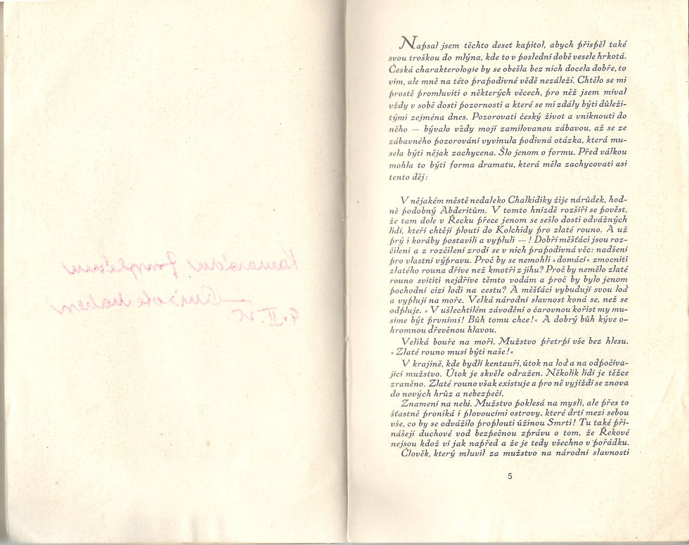 Thumbnail: Mahen Jiří, Knížka o českém charakteru