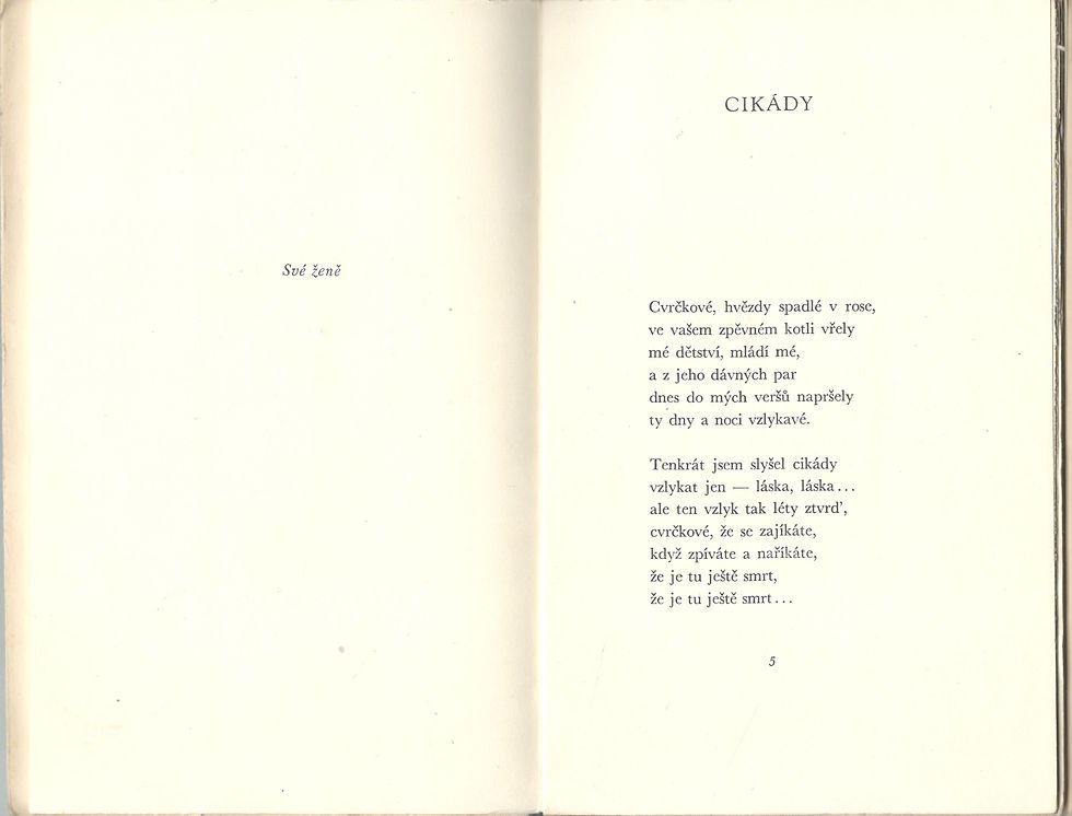 Thumbnail: Hrubín František, Cikády