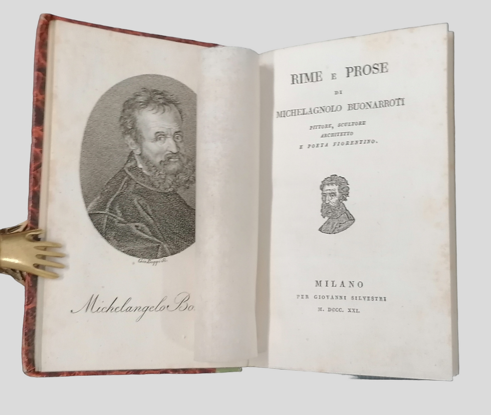 Miniatúra: Rime e Prose di Michelagnolo Buonarroti