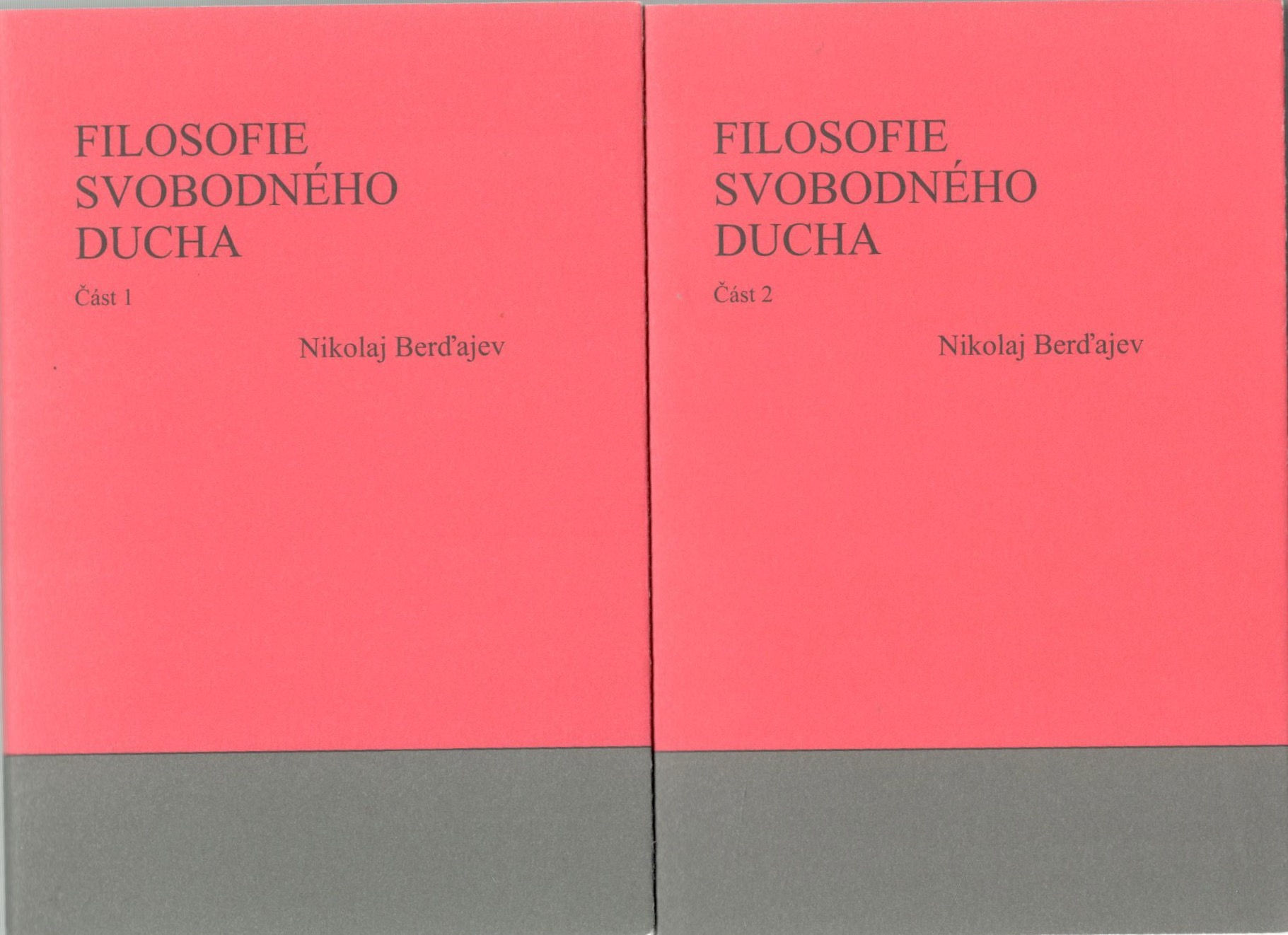 Berďajev Nikolaj, Filosofie svobodného ducha, 1.+ 2. část