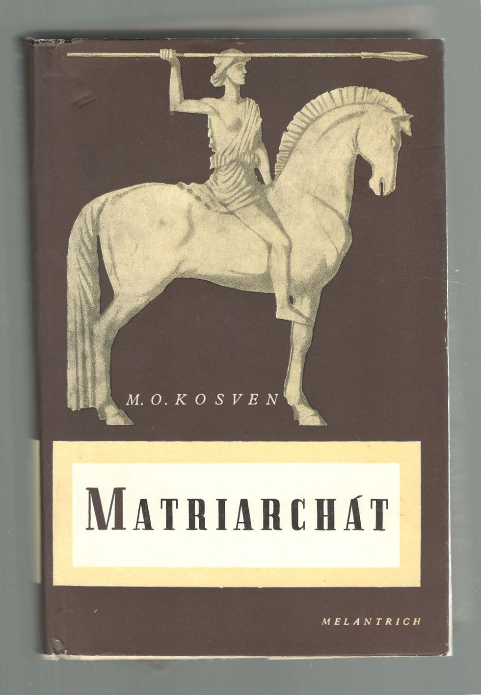 Miniatúra: Kosven Mark Osipovič, Matriarchát, Dějiny problému
