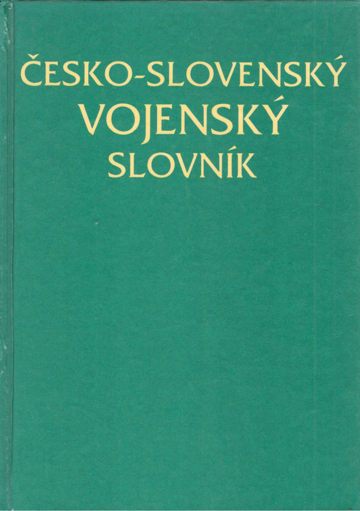 Česko-slovenský vojenský slovník