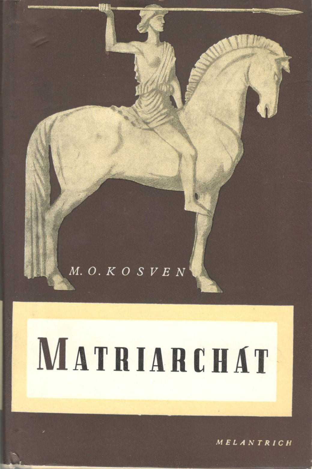 Kosven Mark Osipovič, Matriarchát, Dějiny problému