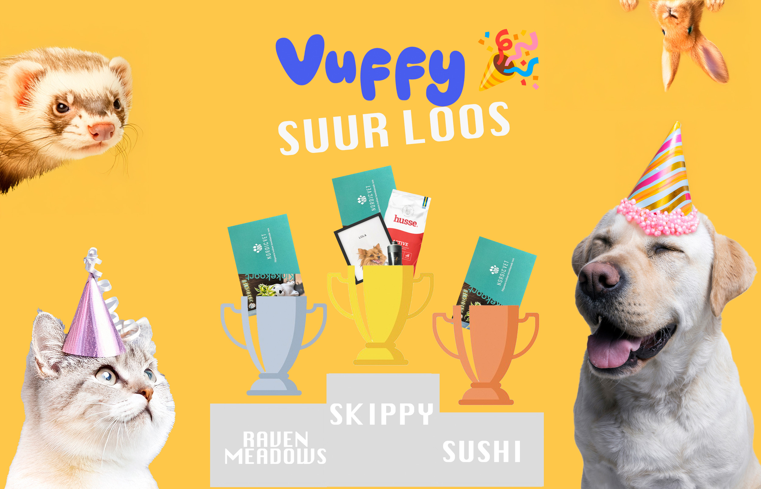 PEAAUHINNA, mis on lausa tulvil headust- NordicVet loomakliinik 50 € kinkekaart, Husse Eesti poe külastus koos spetsialistiga, südantsoojendav Joonistatud Lemmi