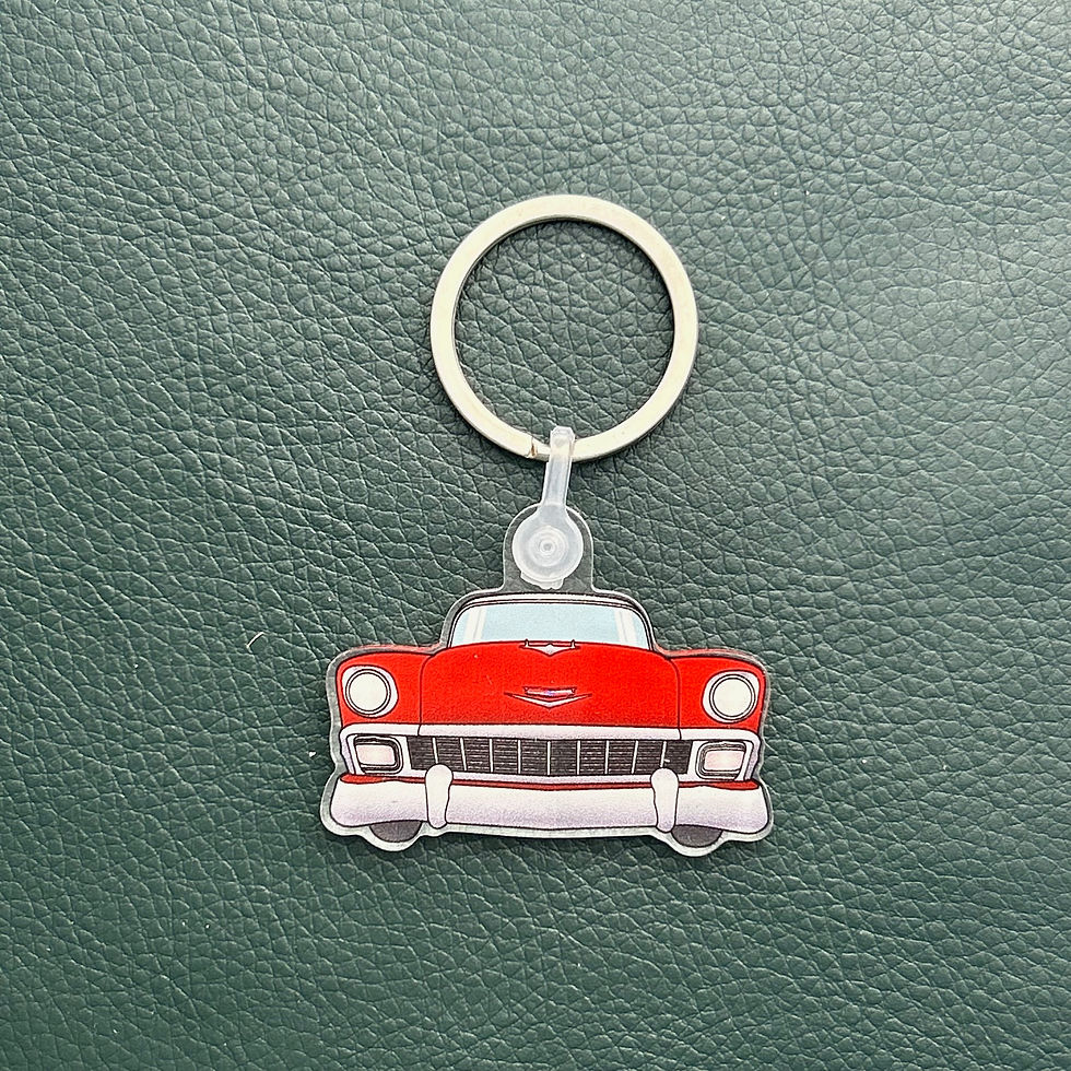 Thumbnail: 1956 Chevy Bel Air Acrylic Keychain