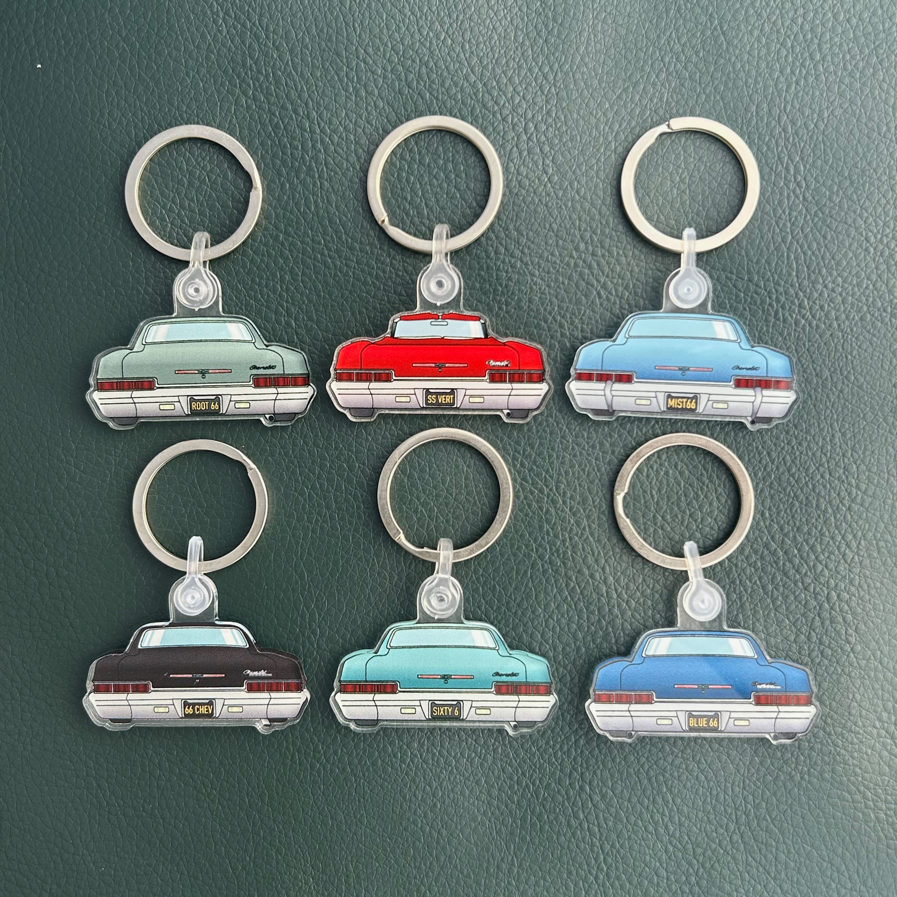 1966 Chevy Impala Acrylic Keychain