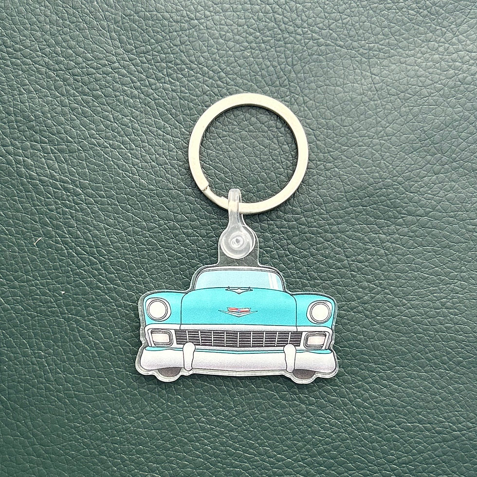 Thumbnail: 1956 Chevy Bel Air Acrylic Keychain